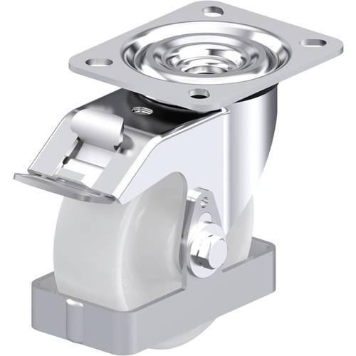 Blickle 939686 L-PO 100R-FI-FS Stahlblech-Lenkrolle Rad-Durchmesser: 100 mm Tragfähigkeit (max.): 250 kg 1 St.