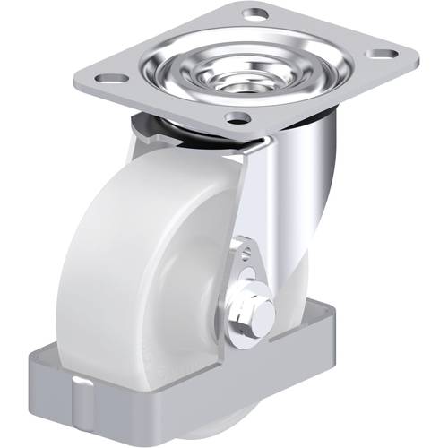 Thumbnail - Blickle 939684 L-PO 100R-FS Stahlblech-Lenkrolle Rad-Durchmesser: 100 mm Tragfähigkeit (max.): 250 kg 1 St.