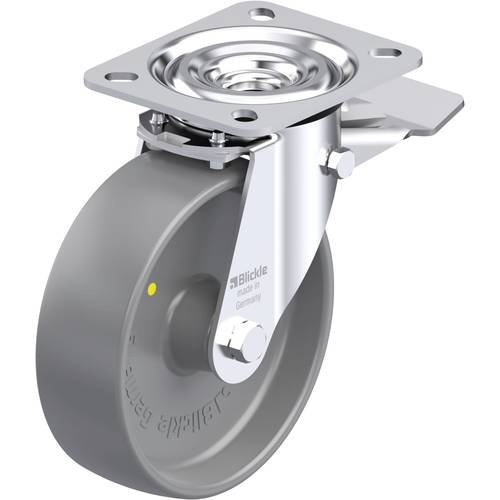 Blickle 936910 L-PO 125G-ST-ELS Stahlblech-Lenkrolle Rad-Durchmesser: 125 mm Tragfähigkeit (max.): 250 kg 1 St.
