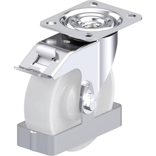 Thumbnail - Blickle 908758 L-PO 125KA-FI-FS Stahlblech-Lenkrolle Rad-Durchmesser: 125 mm Tragfähigkeit (max.): 250 kg 1 St.