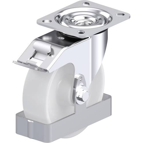 Thumbnail - Blickle 939718 L-PO 125XR-FI-FS Stahlblech-Lenkrolle Rad-Durchmesser: 125 mm Tragfähigkeit (max.): 250 kg 1 St.