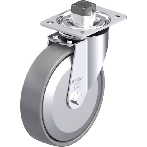 Blickle 946876 L-PO 200G-CS11-ELS-FA Stahlblech-Lenkrolle Rad-Durchmesser: 200 mm Tragfähigkeit (max.): 400 kg 1 St.
