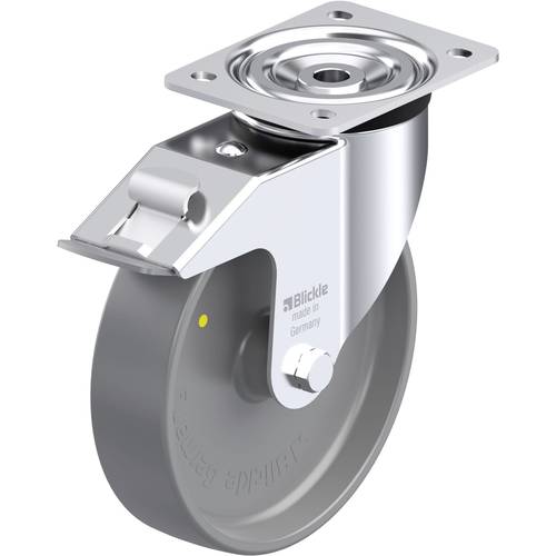 Blickle 899810 L-PO 200G-FI-ELS Stahlblech-Lenkrolle Rad-Durchmesser: 200 mm Tragfähigkeit (max.): 400 kg 1 St.