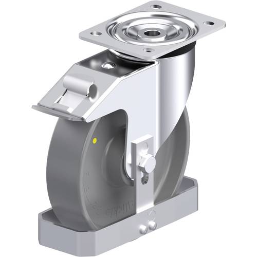 Blickle 741362 L-PO 200K-FI-ELS-FS Stahlblech-Lenkrolle Rad-Durchmesser: 200 mm Tragfähigkeit (max.): 400 kg 1 St.