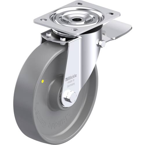 Blickle 757976 L-PO 200K-ST-ELS Stahlblech-Lenkrolle Rad-Durchmesser: 200 mm Tragfähigkeit (max.): 400 kg 1 St.