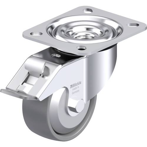 Blickle 946893 L-PO 80G-FI-ELS-FA Stahlblech-Lenkrolle Rad-Durchmesser: 80 mm Tragfähigkeit (max.): 220 kg 1 St.