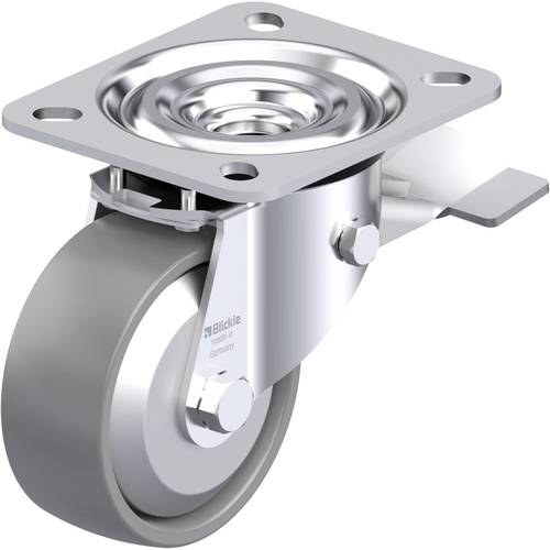 Blickle 946894 L-PO 80G-ST-ELS-FA Stahlblech-Lenkrolle Rad-Durchmesser: 80 mm Tragfähigkeit (max.): 220 kg 1 St.