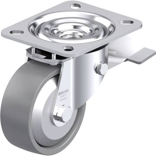 Blickle 946897 L-PO 80KA-ST-ELS-FA Stahlblech-Lenkrolle Rad-Durchmesser: 80 mm Tragfähigkeit (max.): 220 kg 1 St.