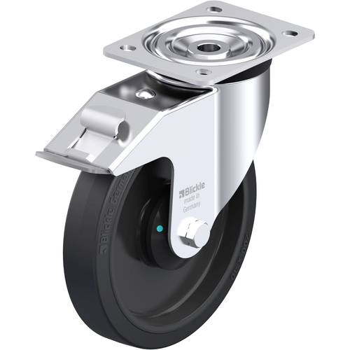Blickle 850708 L-POEV 201KAD-FI Stahlblech-Lenkrolle Rad-Durchmesser: 200 mm Tragfähigkeit (max.): 400 kg 1 St.