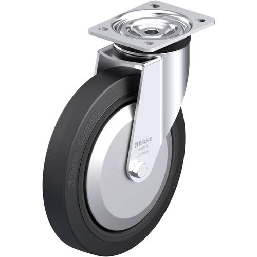 Blickle 850806 L-POEV 250XR-3-FA Stahlblech-Lenkrolle Rad-Durchmesser: 250 mm Tragfähigkeit (max.): 500 kg 1 St.