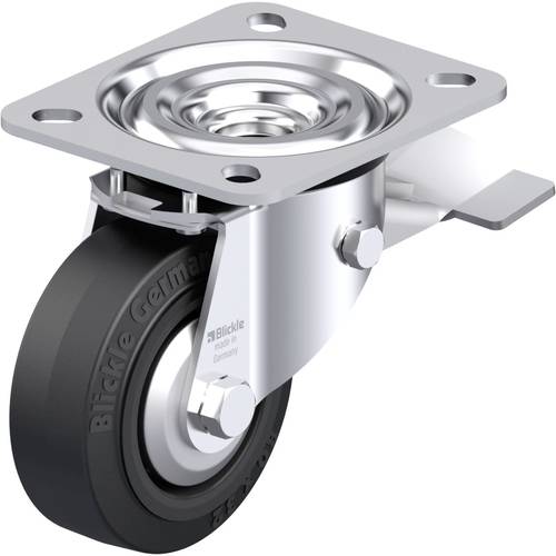 Thumbnail - Blickle 850442 L-POEV 80G-ST-FA Stahlblech-Lenkrolle Rad-Durchmesser: 80 mm Tragfähigkeit (max.): 140 kg 1 St.