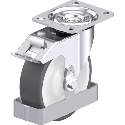 Blickle 909240 L-POTH 125KA-FI-FS Stahlblech-Lenkrolle Rad-Durchmesser: 125 mm Tragfähigkeit (max.): 250 kg 1 St.