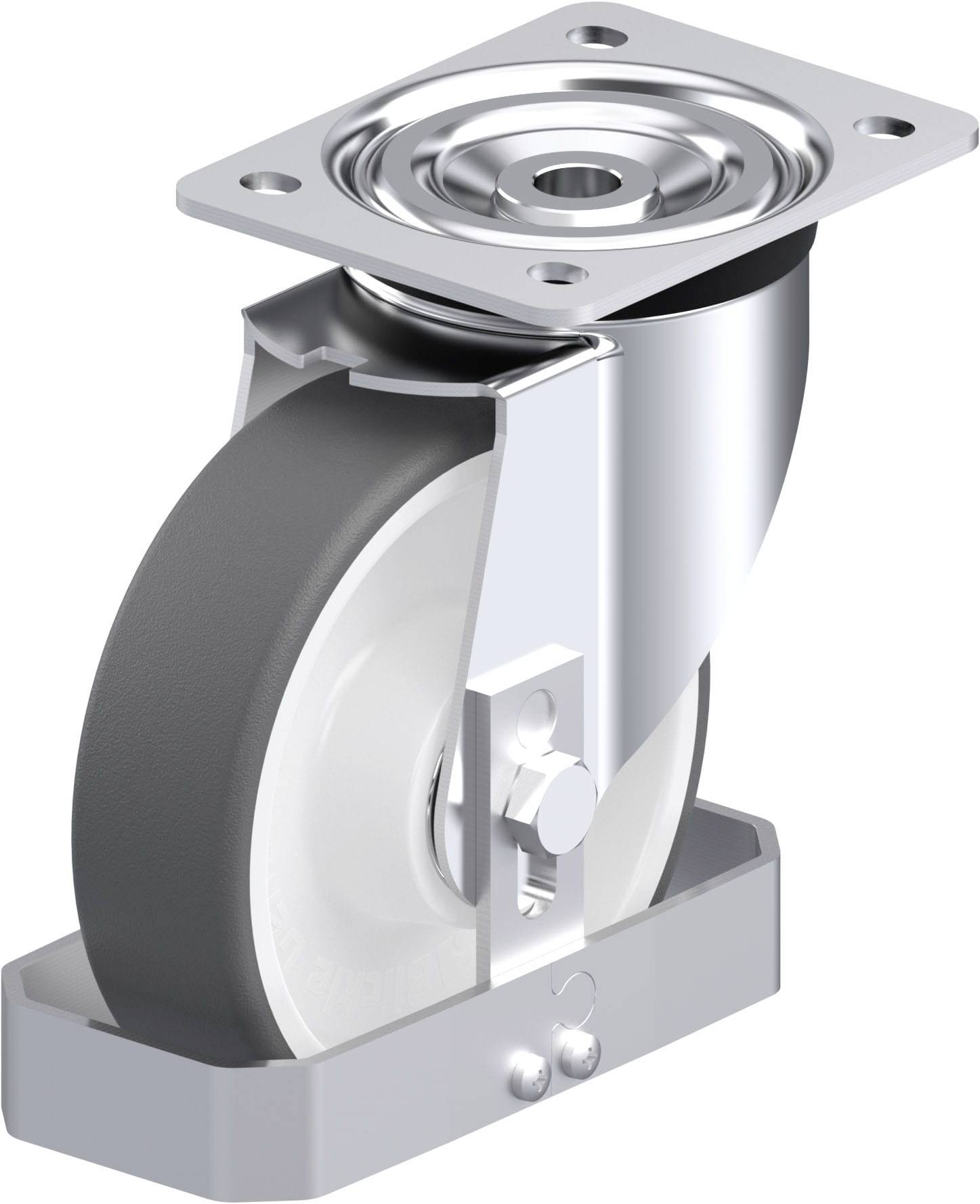 Blickle 845363 L-POTH 160K-FS Stahlblech-Lenkrolle Rad-Durchmesser: 160 mm Tragfähigkeit (max.): 400 kg 1 St.