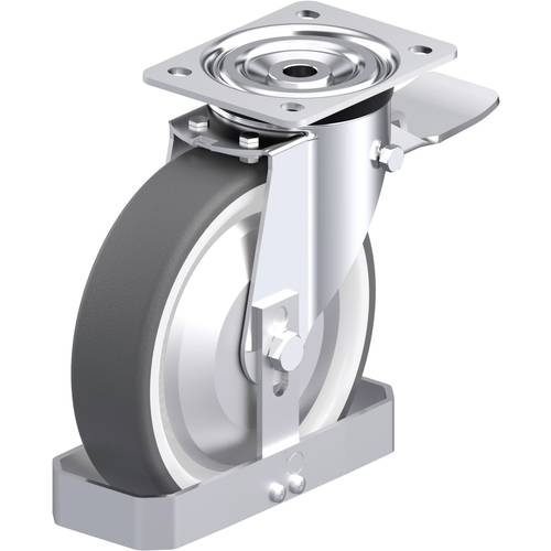 Blickle 938971 L-POTH 200R-ST-FA-FS Stahlblech-Lenkrolle Rad-Durchmesser: 200 mm Tragfähigkeit (max.): 400 kg 1 St.