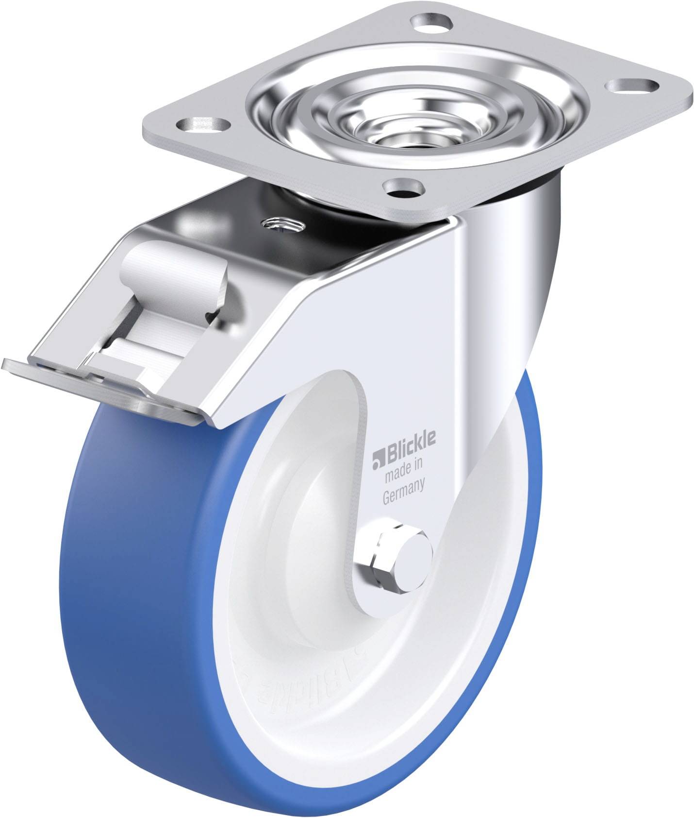 Blickle 936229 L-POTHS 125KA-FI Stahlblech-Lenkrolle Rad-Durchmesser: 125 mm Tragfähigkeit (max.): 250 kg 1 St.