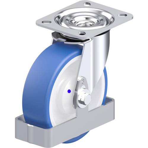 Thumbnail - Blickle 948073 L-POTHS 125XKA-FS Stahlblech-Lenkrolle Rad-Durchmesser: 125 mm Tragfähigkeit (max.): 250 kg 1 St.