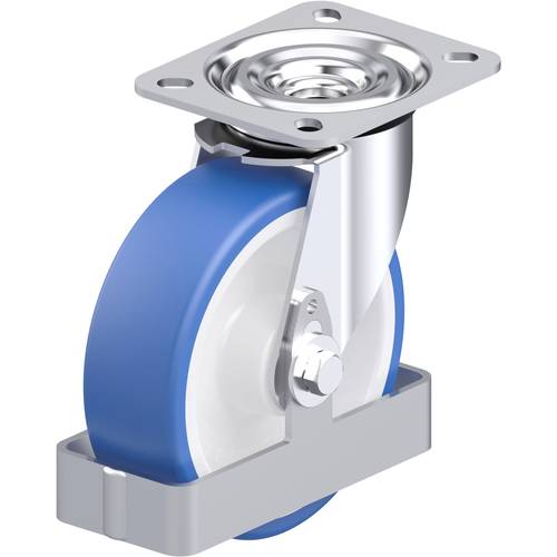 Thumbnail - Blickle 948085 L-POTHS 125XR-FS Stahlblech-Lenkrolle Rad-Durchmesser: 125 mm Tragfähigkeit (max.): 250 kg 1 St.
