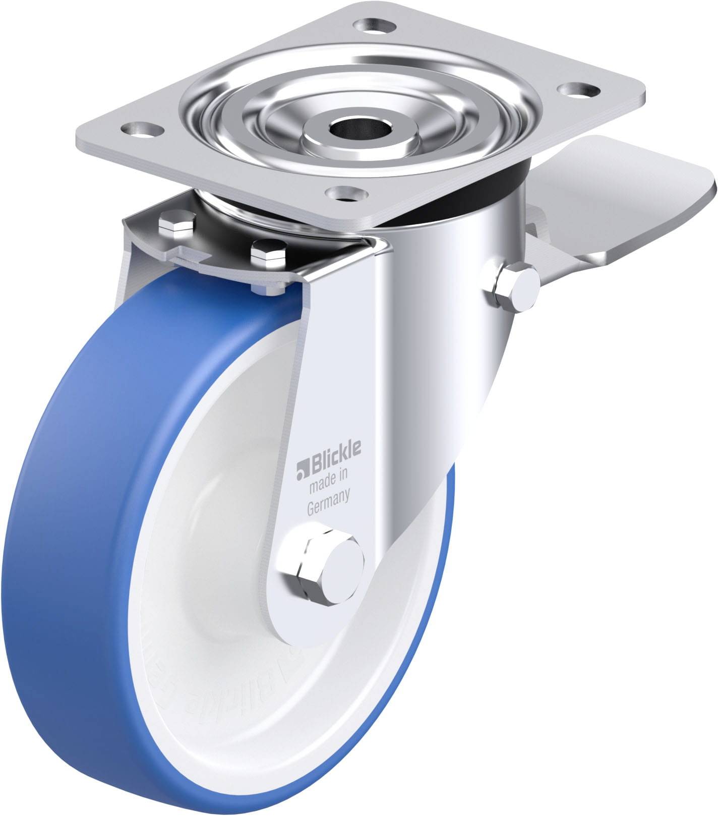 Blickle 936261 L-POTHS 160R-ST Stahlblech-Lenkrolle Rad-Durchmesser: 160 mm Tragfähigkeit (max.): 400 kg 1 St.