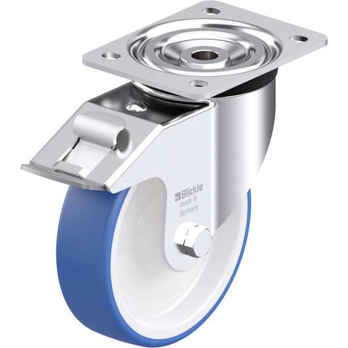 Thumbnail - Blickle 948113 L-POTHS 160XR-FI Stahlblech-Lenkrolle Rad-Durchmesser: 160 mm Tragfähigkeit (max.): 400 kg 1 St.