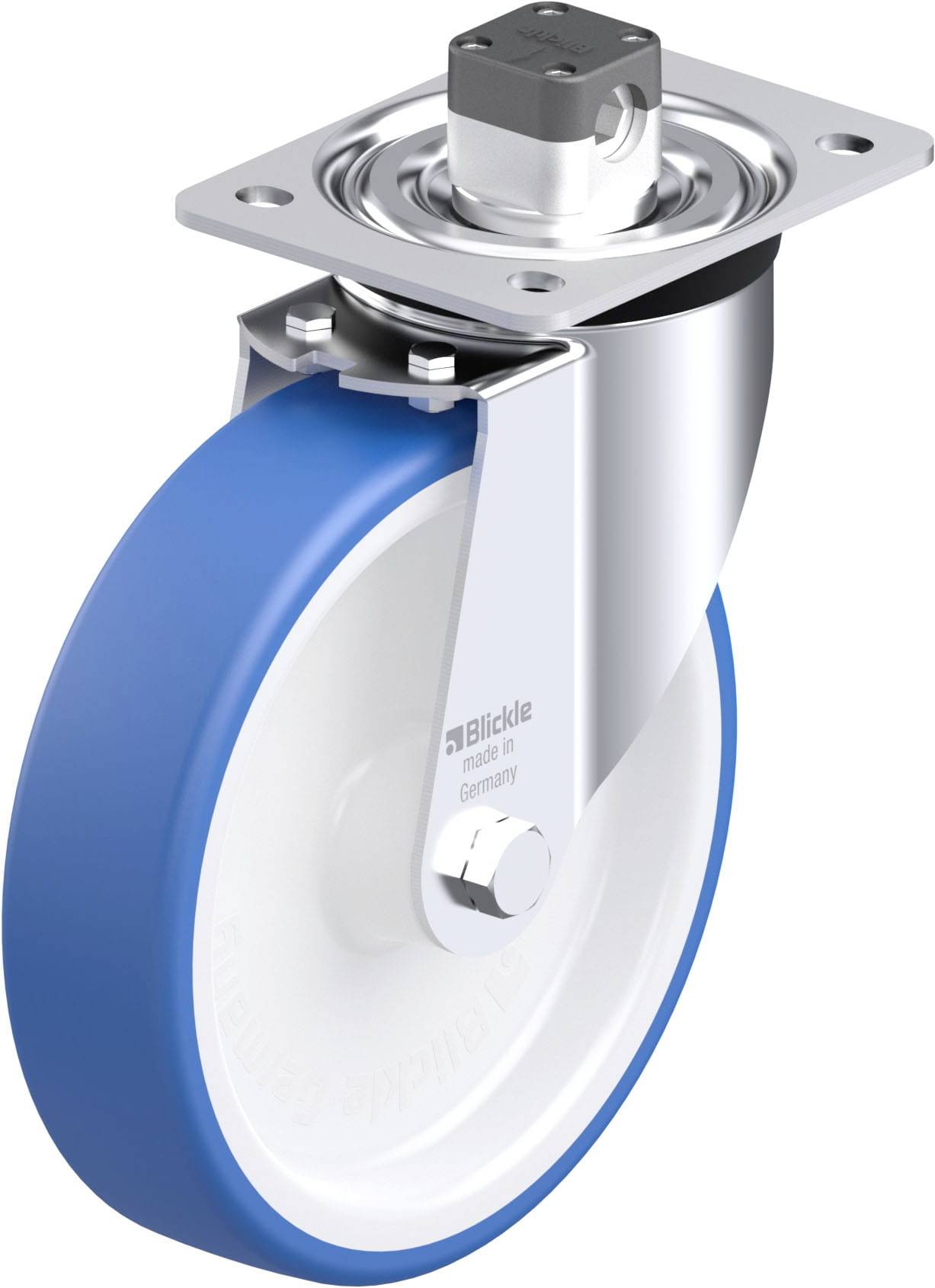 Blickle 936264 L-POTHS 200G-CS11 Stahlblech-Lenkrolle Rad-Durchmesser: 200 mm Tragfähigkeit (max.): 400 kg 1 St.
