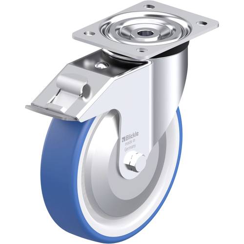 Blickle 948130 L-POTHS 200XK-FI-FA Stahlblech-Lenkrolle Rad-Durchmesser: 200 mm Tragfähigkeit (max.): 400 kg 1 St.