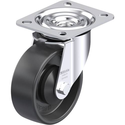 Blickle 953136 L-PP 100KA Stahlblech-Lenkrolle Rad-Durchmesser: 100 mm Tragfähigkeit (max.): 160 kg 1 St.