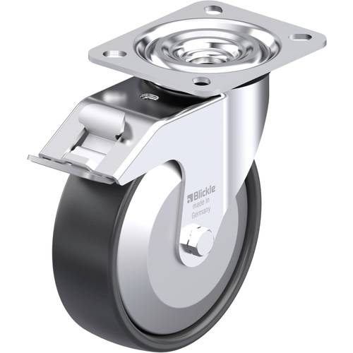 Blickle 295048 L-PP 125G-FI-FA Stahlblech-Lenkrolle Rad-Durchmesser: 125 mm Tragfähigkeit (max.): 200 kg 1 St.