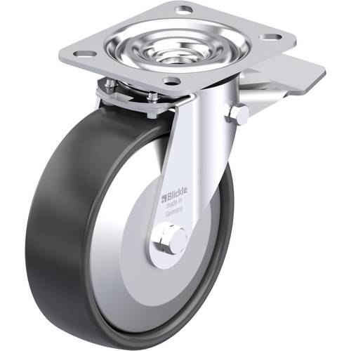 Blickle 64618 L-PP 125G-ST-FA Stahlblech-Lenkrolle Rad-Durchmesser: 125 mm Tragfähigkeit (max.): 200 kg 1 St.
