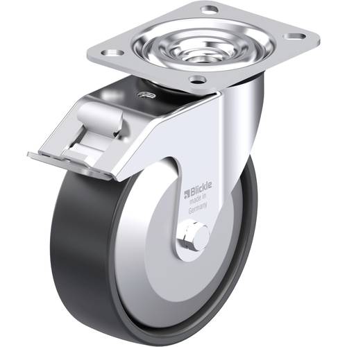Blickle 951795 L-PP 125KA-FI-EL-FA Stahlblech-Lenkrolle Rad-Durchmesser: 125 mm Tragfähigkeit (max.): 200 kg 1 St.