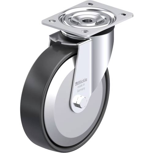 Blickle 749456 L-PP 200R-FA Stahlblech-Lenkrolle Rad-Durchmesser: 200 mm Tragfähigkeit (max.): 400 kg 1 St.