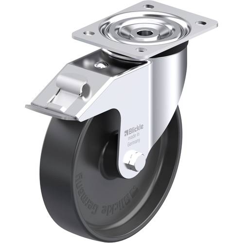 Blickle 666156 L-PP 200R-FI Stahlblech-Lenkrolle Rad-Durchmesser: 200 mm Tragfähigkeit (max.): 400 kg 1 St.