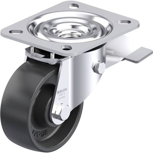 Blickle 55491 L-PP 80R-ST Stahlblech-Lenkrolle Rad-Durchmesser: 80 mm Tragfähigkeit (max.): 120 kg 1 St.
