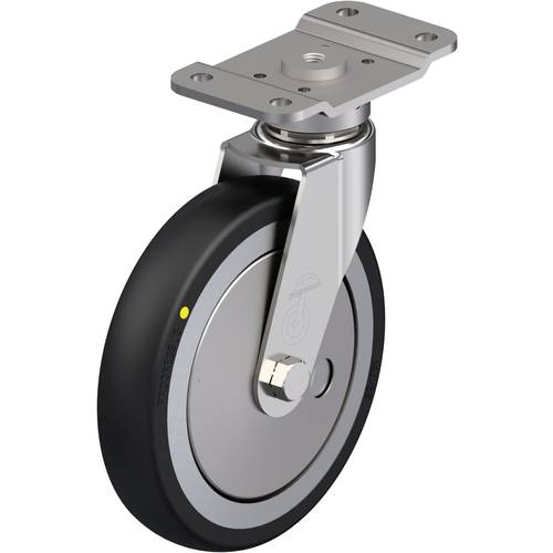 Blickle 897125 LPX-PGV 186XK-PG3-EL-FA Edelstahl-Lenkrolle Rad-Durchmesser: 186 mm Tragfähigkeit (max.): 200 kg 1 St.