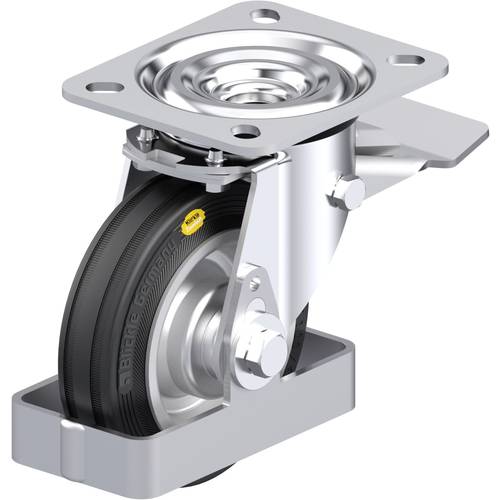 Blickle 938387 L-RD 100R-ST-FS Stahlblech-Lenkrolle Rad-Durchmesser: 100 mm Tragfähigkeit (max.): 100 kg 1 St.