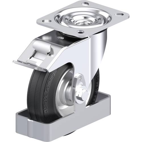 Thumbnail - Blickle 899629 L-RD 125R-FI-FS Stahlblech-Lenkrolle Rad-Durchmesser: 125 mm Tragfähigkeit (max.): 120 kg 1 St.