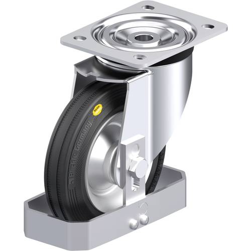 Thumbnail - Blickle 938415 L-RD 162R-FS Stahlblech-Lenkrolle Rad-Durchmesser: 160 mm Tragfähigkeit (max.): 225 kg 1 St.