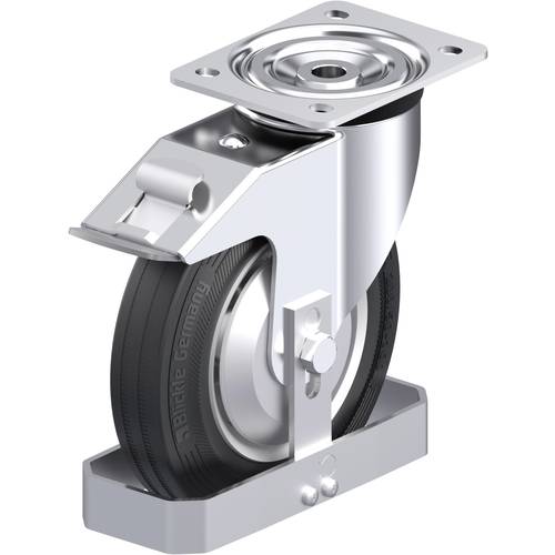Thumbnail - Blickle 938444 L-RD 200K-FI-FA-FS Stahlblech-Lenkrolle Rad-Durchmesser: 200 mm Tragfähigkeit (max.): 350 kg 1 St.