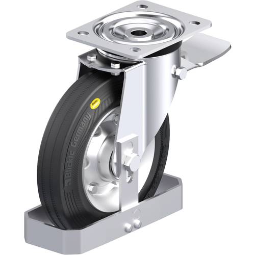 Blickle 938447 L-RD 200K-ST-FS Stahlblech-Lenkrolle Rad-Durchmesser: 200 mm Tragfähigkeit (max.): 350 kg 1 St.