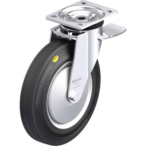 Blickle 850004 L-RD 252R-3-ST-FA Stahlblech-Lenkrolle Rad-Durchmesser: 250 mm Tragfähigkeit (max.): 450 kg 1 St.