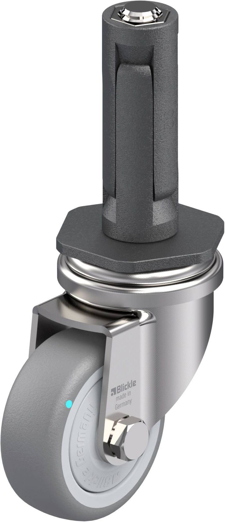 Blickle 849476 LRXA-TPA 50KFD-EXR02 Edelstahl-Apparate-Lenkrolle Rad-Durchmesser: 50 mm Tragfähigkeit (max.): 50 kg 1 St...