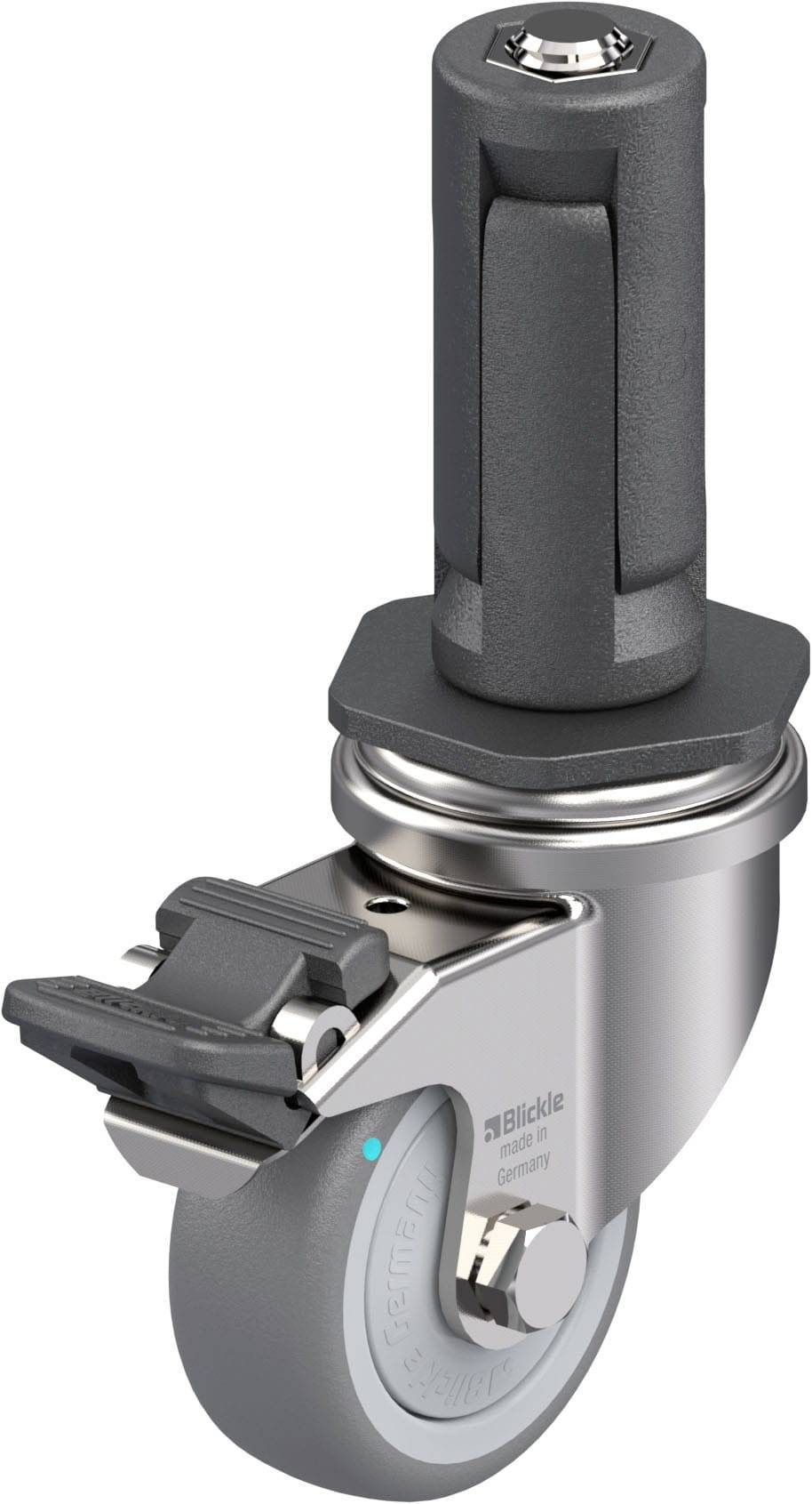 Blickle 849396 LRXA-TPA 50KFD-FI-EXR03 Edelstahl-Apparate-Lenkrolle Rad-Durchmesser: 50 mm Tragfähigkeit (max.): 50 kg 1...