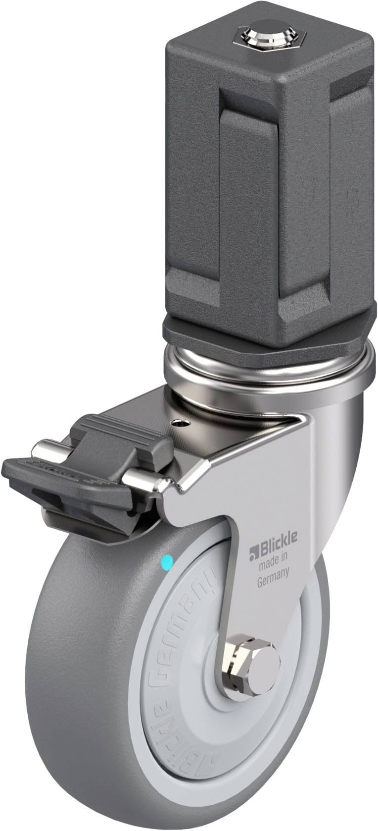 Blickle 849753 LRXA-TPA 75KFD-FI-EXV07 Edelstahl-Apparate-Lenkrolle Rad-Durchmesser: 75 mm Tragfähigkeit (max.): 75 kg 1...