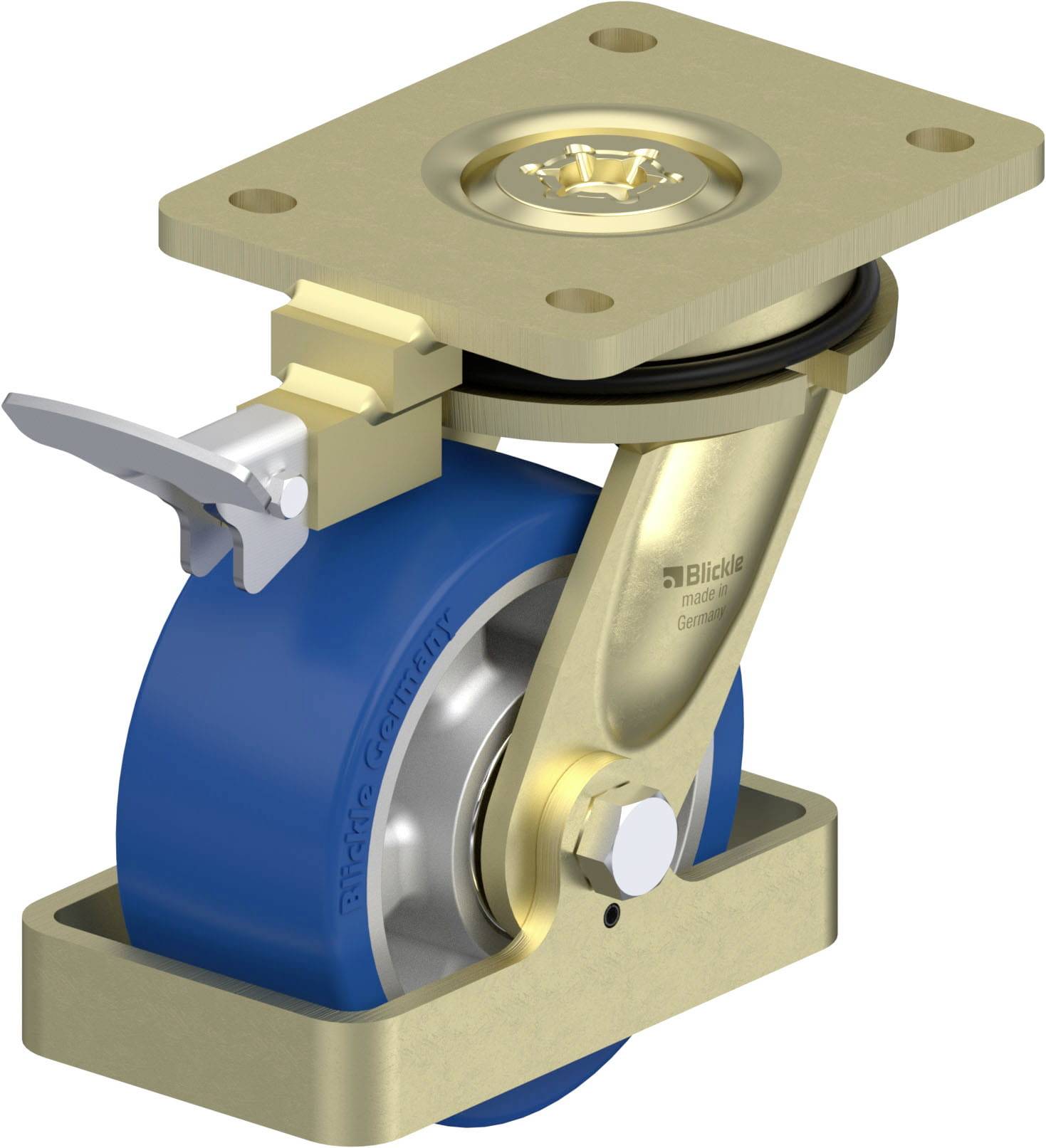 Blickle 939309 LS-ALBS 127K-RI4-FS Lenkrolle Rad-Durchmesser: 125 mm Tragfähigkeit (max.): 450 kg 1 St.