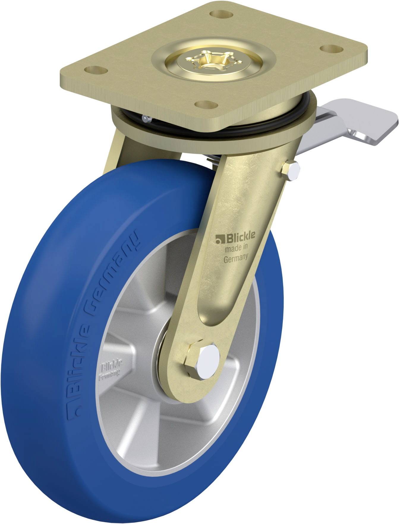 Blickle 903640 LS-ALBS 200K-ST-CO Lenkrolle Rad-Durchmesser: 200 mm Tragfähigkeit (max.): 600 kg 1 St.