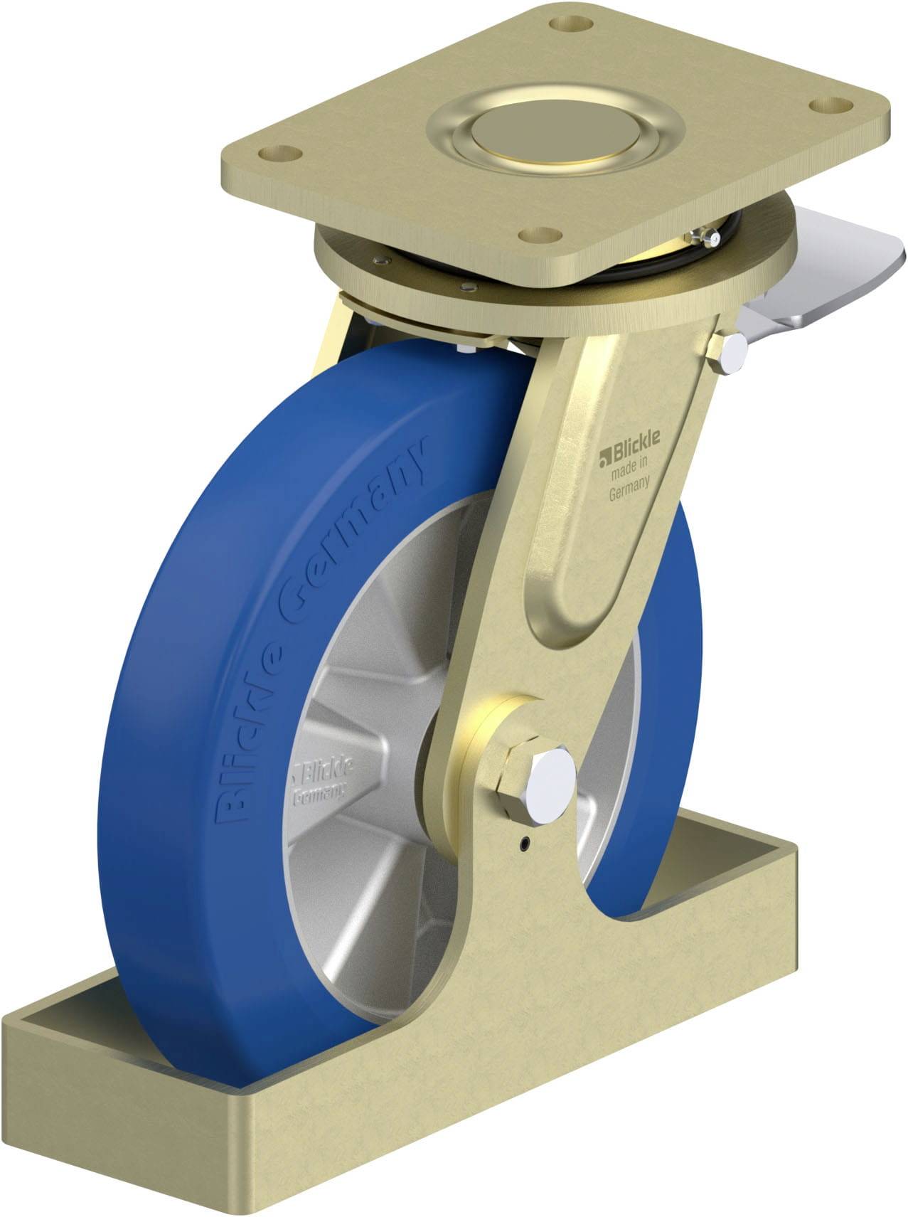 Blickle 938188 LS-ALBS 250K-ST-FS Lenkrolle Rad-Durchmesser: 250 mm Tragfähigkeit (max.): 850 kg 1 St.