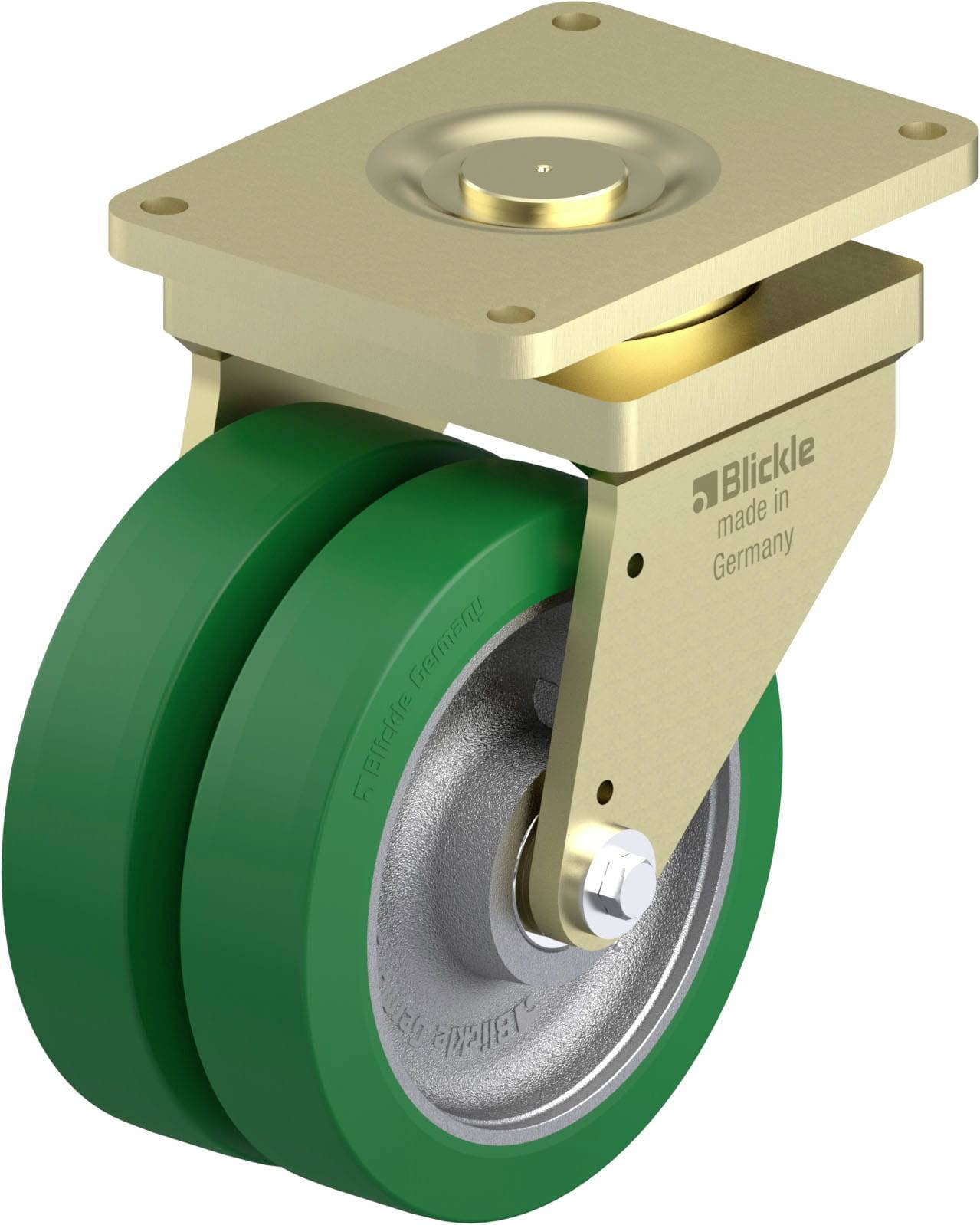 Blickle 925982 LSD-GST 404K-42 Schwerlast-Doppel-Lenkrolle Rad-Durchmesser: 400 mm Tragfähigkeit (max.): 6000 kg 1 St.