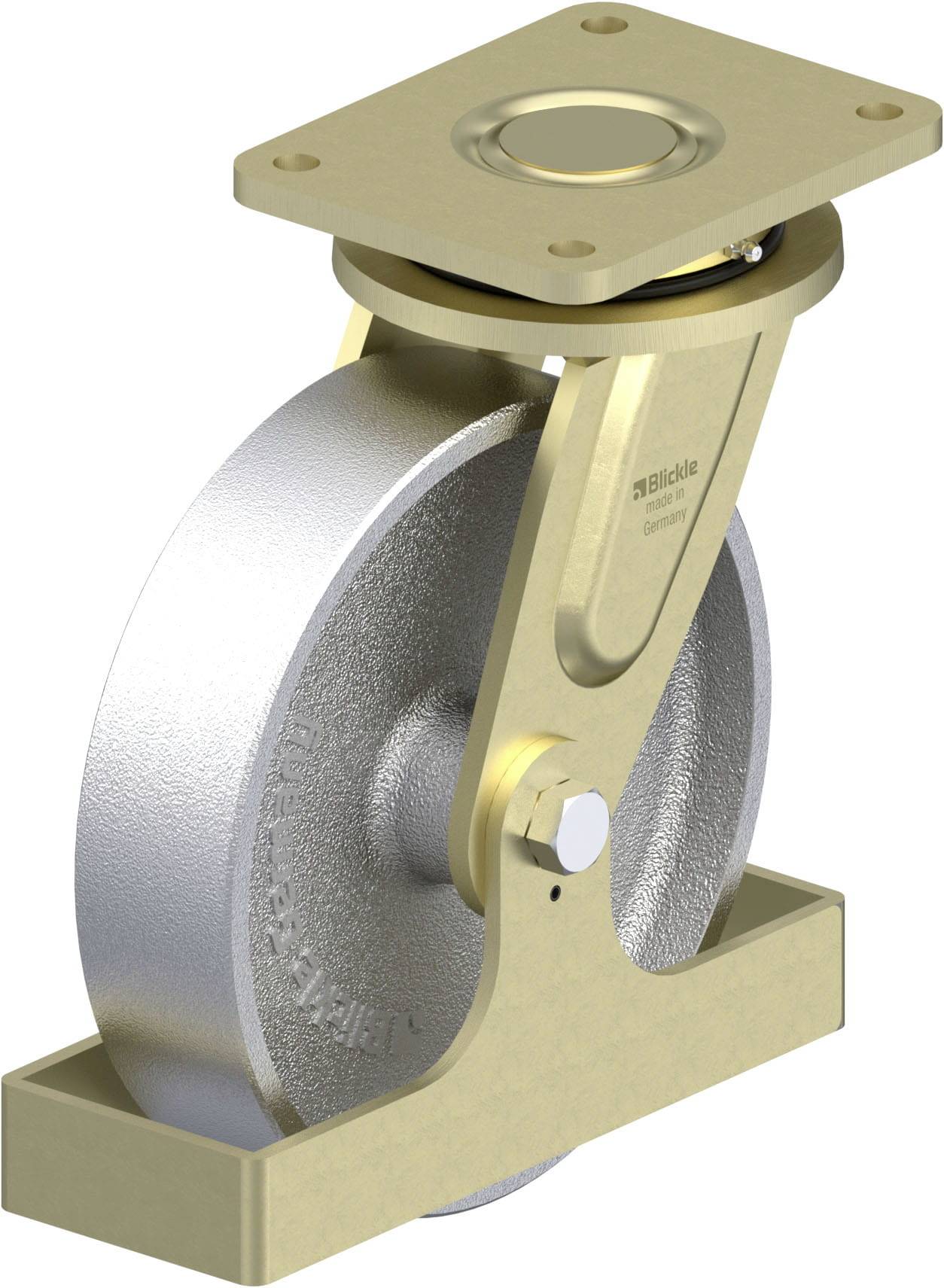 Blickle 693895 LS-G 250G-FS Schwerlast-Lenkrolle Rad-Durchmesser: 250 mm Tragfähigkeit (max.): 1400 kg 1 St.