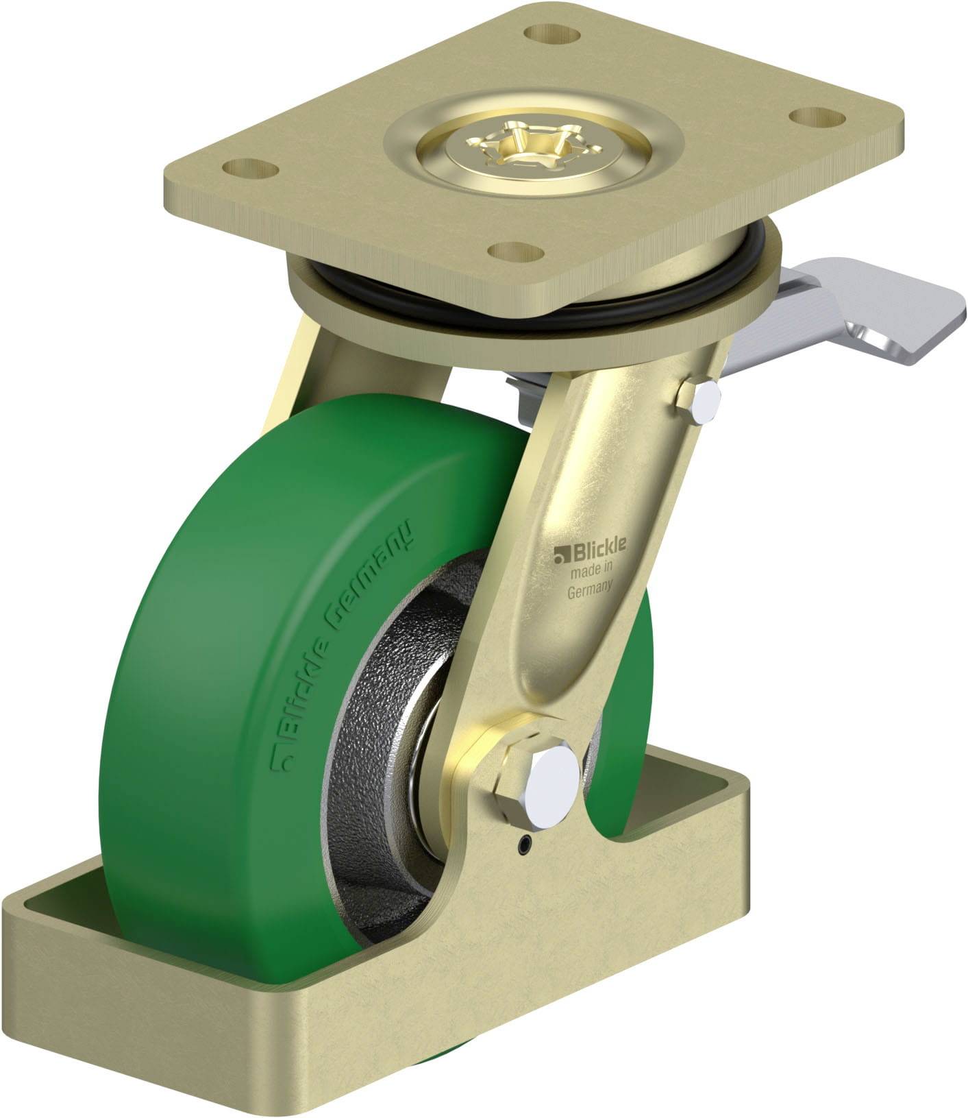 Blickle 926467 LS-GST 150K-ST-FS Schwerlast-Lenkrolle Rad-Durchmesser: 150 mm Tragfähigkeit (max.): 570 kg 1 St.