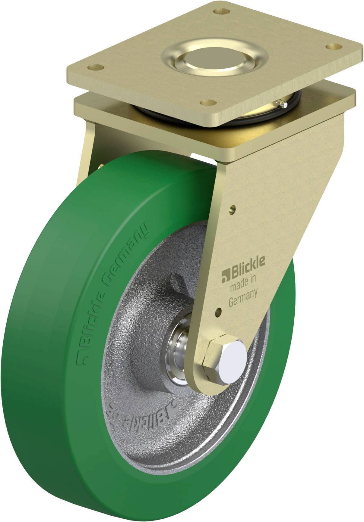 Blickle 925949 LS-GST 304K Schwerlast-Lenkrolle Rad-Durchmesser: 300 mm Tragfähigkeit (max.): 2250 kg 1 St.