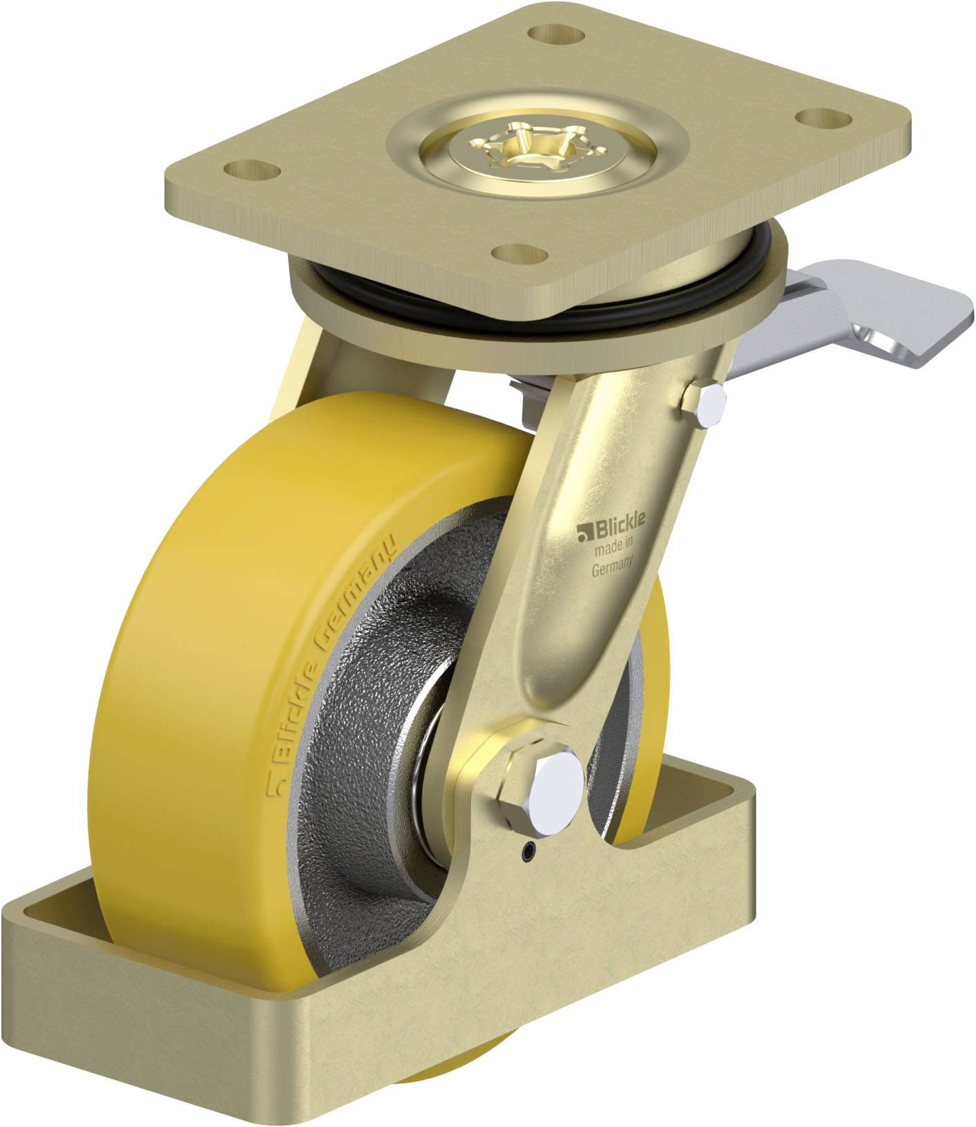 Blickle 846407 LS-GTH 150K-ST-FS Schwerlast-Lenkrolle Rad-Durchmesser: 150 mm Tragfähigkeit (max.): 800 kg 1 St.